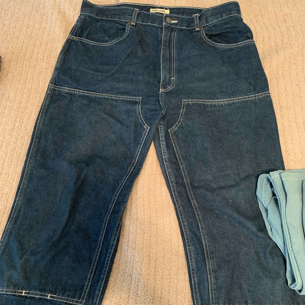 Size 6 Rudy Jude indigo utility jeans